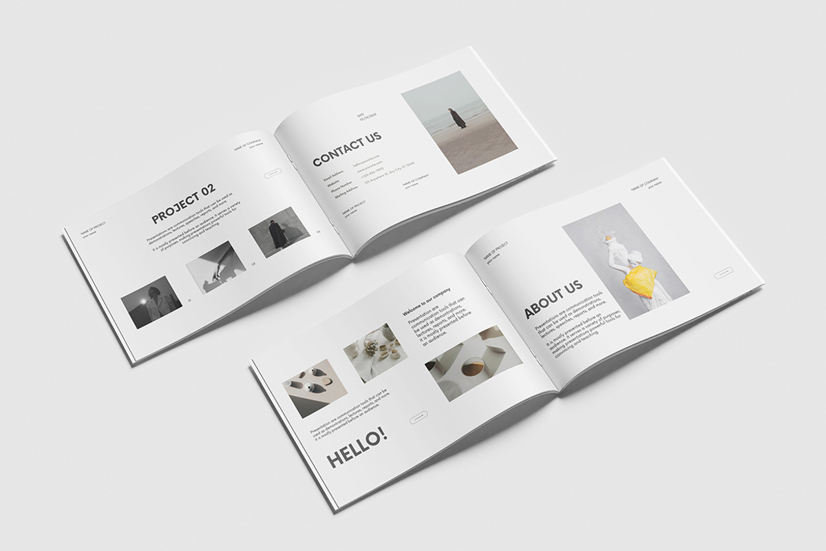 Landscape Magazine Mockup, a Books & Magazine Mockup by bimockup (Photo 6 of 6)