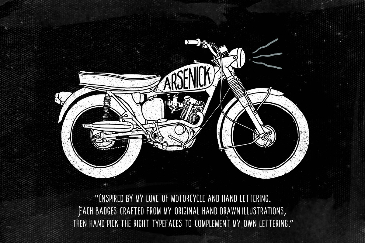 Sale Hand Drawn Vintage Riders+Bonus, a Graphic by Heybing Supply Co. (Photo 2 of 5)