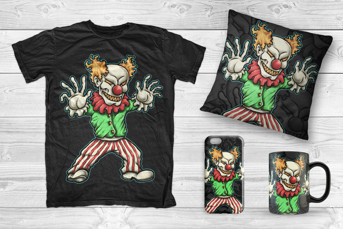 Evil Clown, an Illustration by TSV Art Collective (Photo 2 of 3)