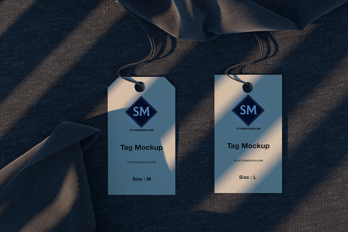 Hanging Tag Mockups, an Apparel Mockup by StyleMockups (Photo 1 of 7)