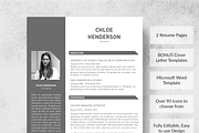 Tone Resume Template + Cover Letter, a Resume Template by Made By Hamilton (Thumbnail 4 of 4)