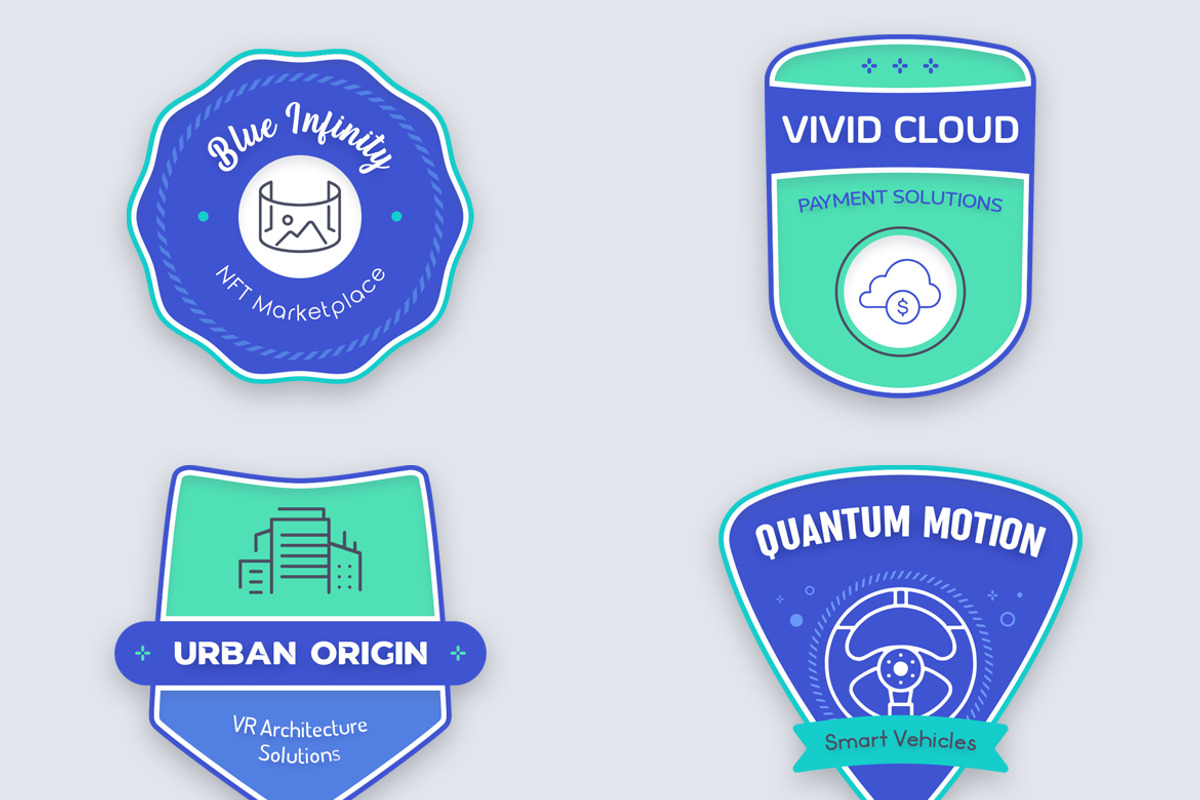 Modern Badges - AI and Metaverse, a Branding & Logo Template by Brandify Studio (Photo 3 of 4)