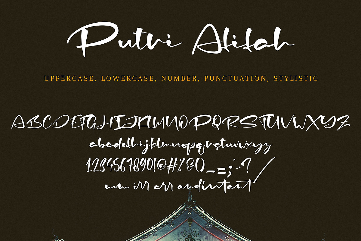 Putri Afifah, a Handwritten Font by HaKi Studio (Photo 4 of 5)