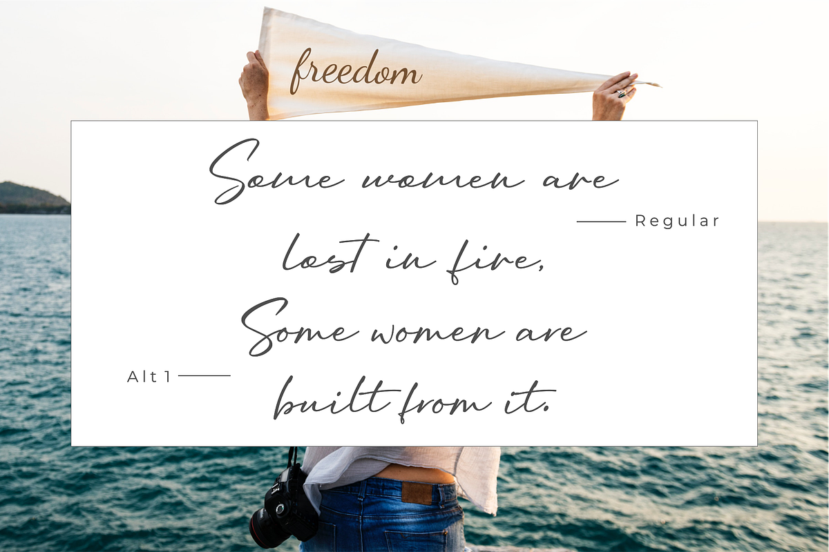 Oriflame Script Fonts preview 3