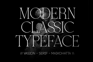 Vasion - Modern Serif Font