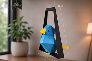 Sparrow bird - 3d papercraft