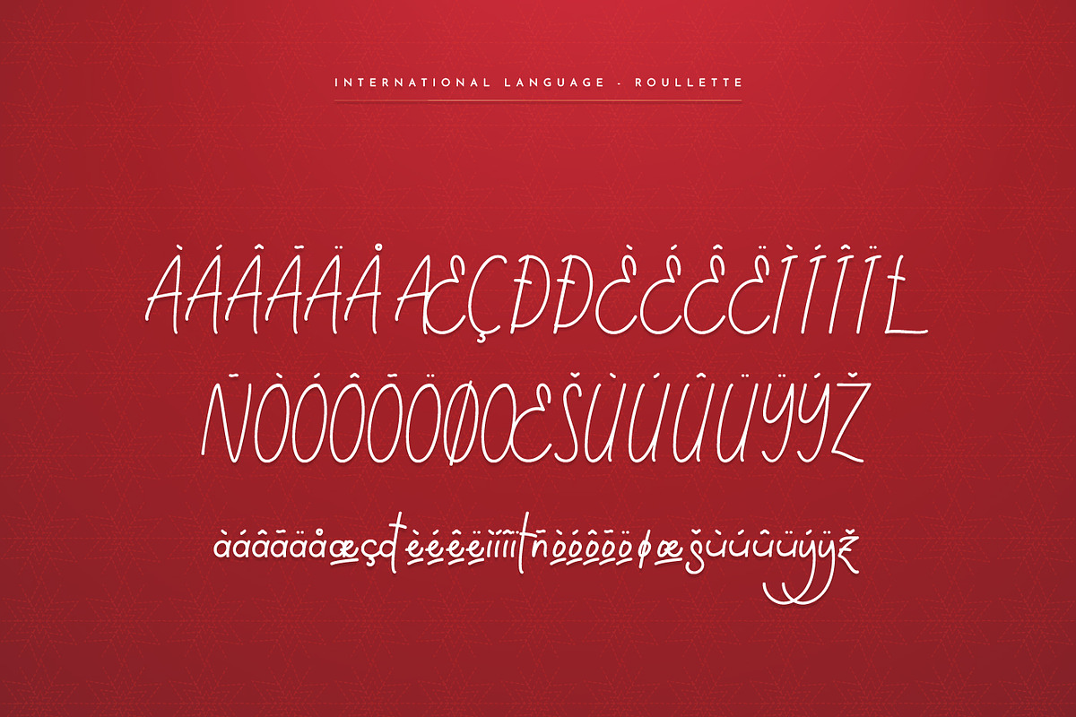 Roullette Handwritten Script Font, a Script Font by infernostudio3 (Photo 11 of 11)