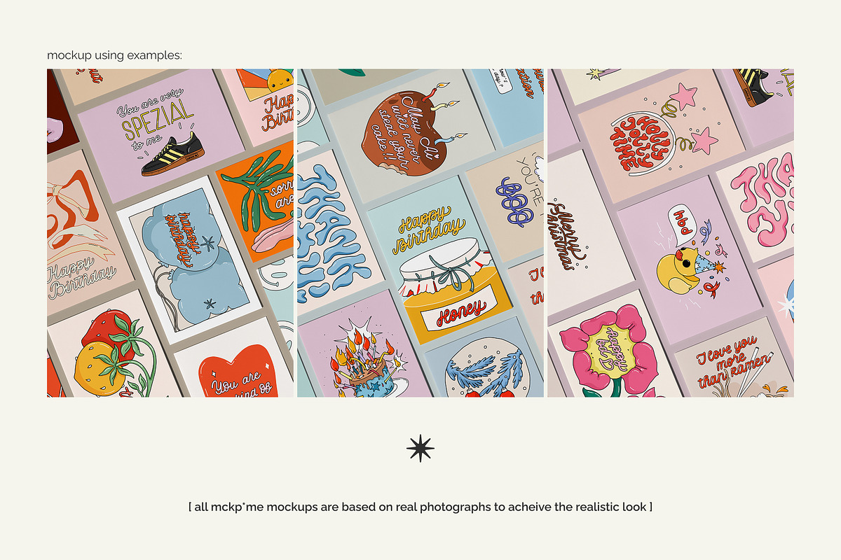 DIN A / 5x7 Greeting cards mockup, a Merchandise Mockup by MCKP*ME (Photo 3 of 5)