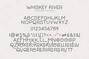 Whiskey River Monoline Typeface, a Font by Callie Rian & Co. (Thumbnail 10 of 12)