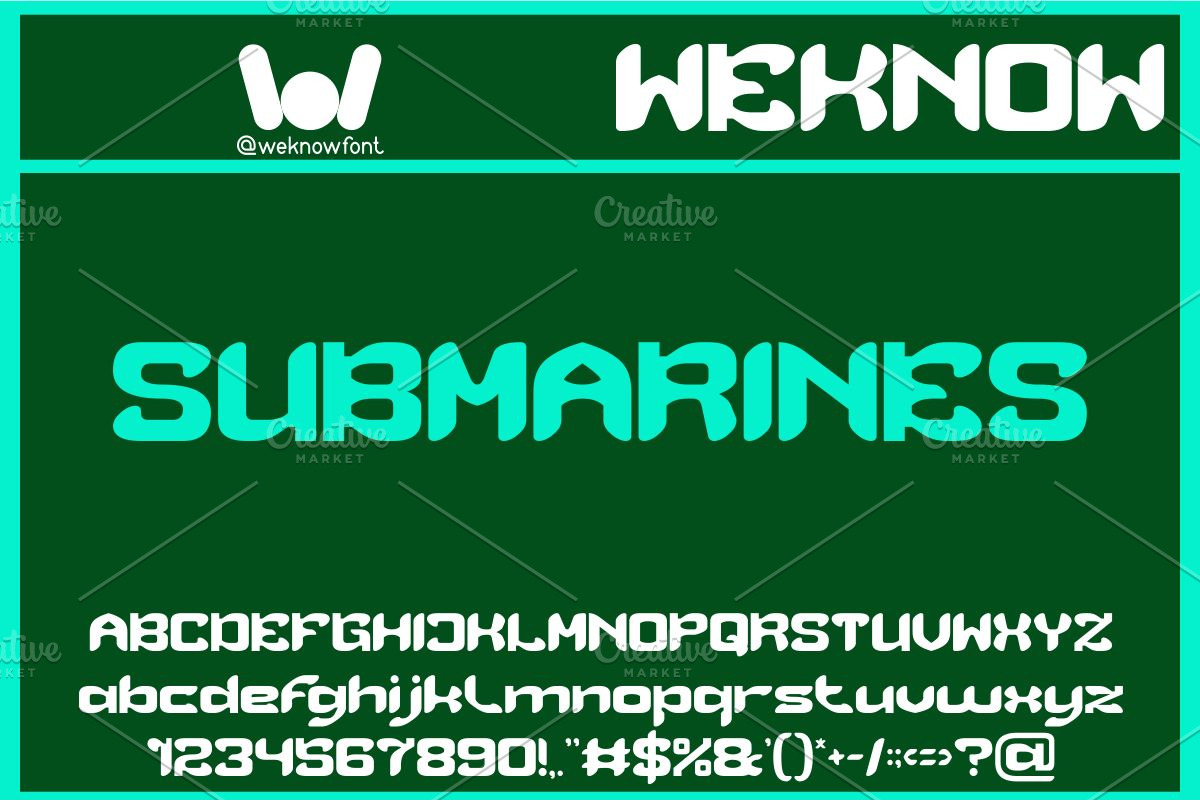 Scuba Diving font, a Font by weknow (Photo 4 of 8)