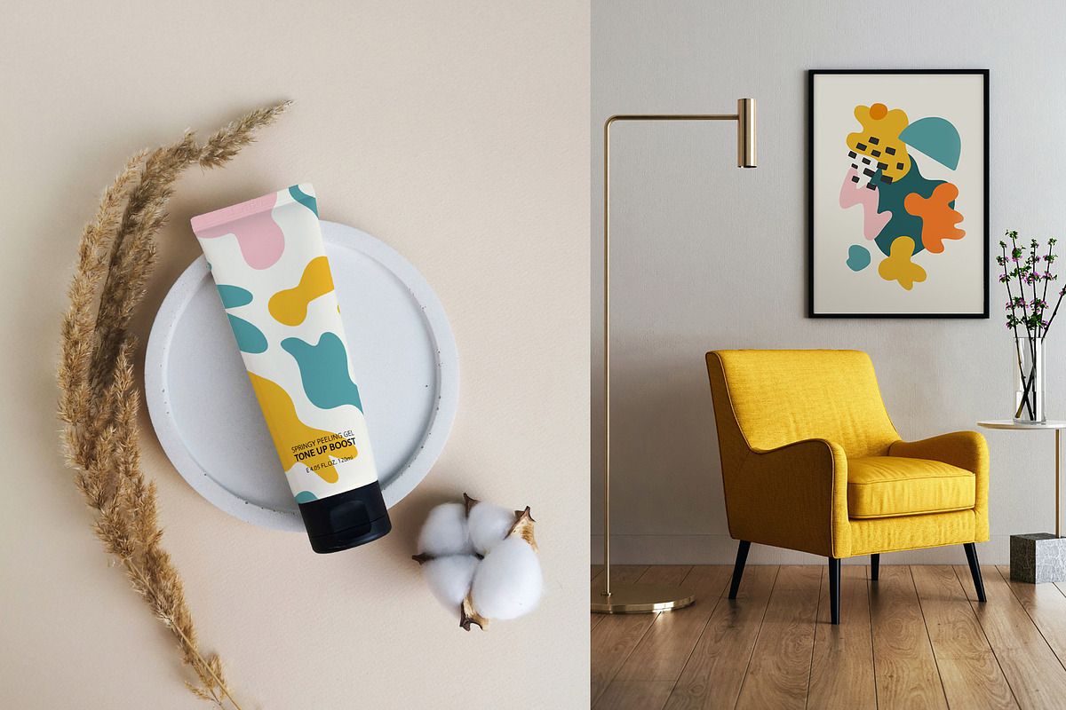 Abstract shapes vector collection, a Decorative Illustration by Nadezhda Mikhailova (Photo 18 of 18)