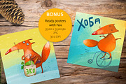 DIG BUNDLE Funny animals, an Animal Illustration by Zooza Art (Thumbnail 10 of 40)