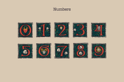 Totes Buch Gothic Woodcut Initials, a Blackletter Font by kaer_shop (Thumbnail 7 of 12)