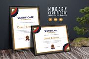 571. Modern Certificate Template, a Stationery Template by CreativeRezwan (Thumbnail 1 of 3)