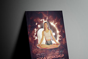 Yoga Event - A4 Flyer Template, a Flyer Template by Illusiongraphic (Thumbnail 4 of 4)