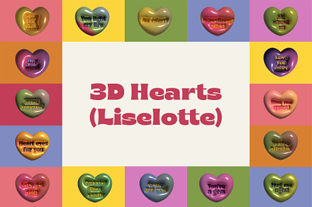 Liselotte | 3D Hearts