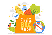 7 International Plastic Bag Free Day, an Object Illustration by denayunebgt (Thumbnail 3 of 4)