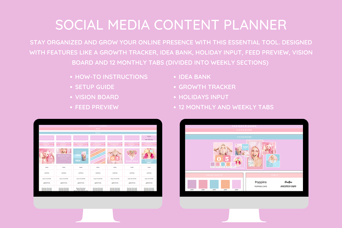 Bright Pastel Instagram Mega Bundle preview 4