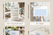 Blue Bow Baby Shower Bundle, a Presentation Template by Stellalunarts (Thumbnail 2 of 9)
