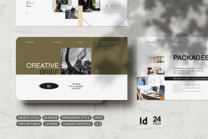 Creative Brief Template, a Presentation Template by White Graphic