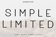 Simple Limited, a Sans Serif Font by FreshTypeINK (Thumbnail 1 of 8)