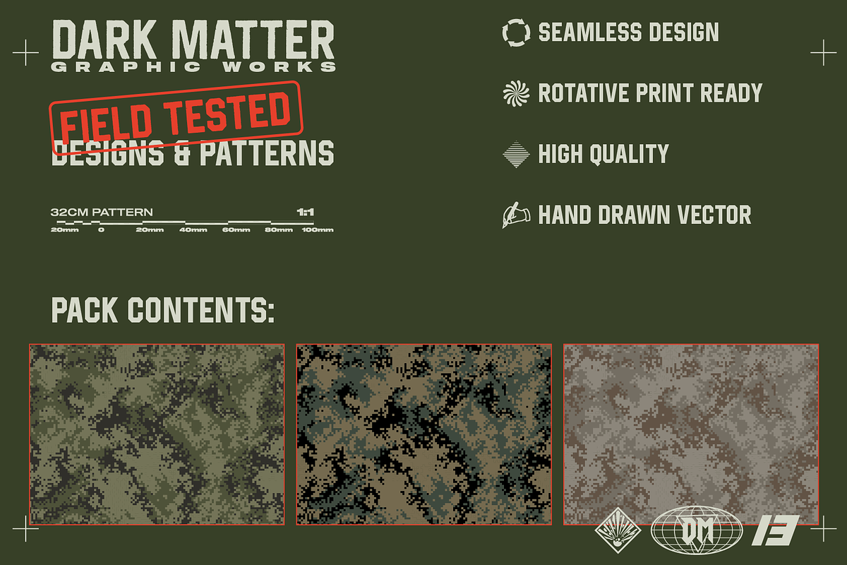 DM MARPART Camo Seamless Pattern, a Pattern Graphic by darkmatter_graphicworks (Photo 2 of 3)