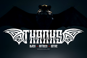 Black Calong - Artdeco Font, a Blackletter Font by QR Design Studio (Thumbnail 8 of 8)