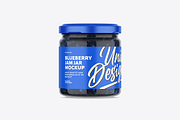 Blueberry Jam Jar Mockup, a Product Mockup by UnicDesign (Thumbnail 3 of 3)