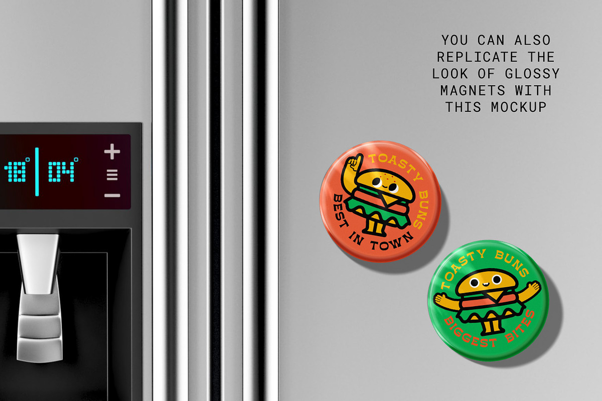 Custom Shape Badge Creator, a Merchandise Mockup by mockstar (Photo 6 of 6)