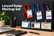 Lanyard Badges, an Object Illustration by alexdndz (Thumbnail 1 of 3)