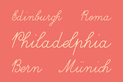Fribois Monoline Script, a Script Font by Bart Wesolek (Thumbnail 4 of 7)