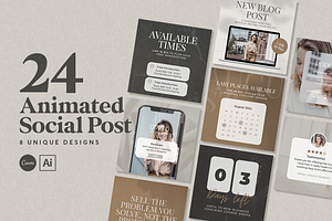 Insta & Facebook animated templates