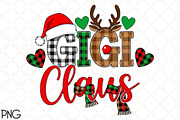 Christmas Gigi Claus PNG, an Illustration by Black Bird Studio (Thumbnail 1 of 4)