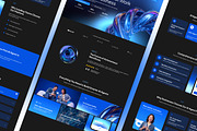 AI Agent Platform Landing Page, a Landing Page Template by Font Kingdom (Thumbnail 5 of 5)