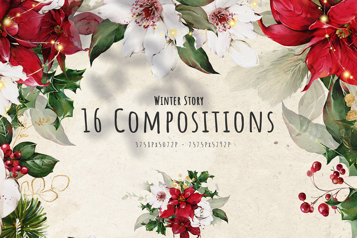 Winter Story - watercolor, a Decorative Illustration by Damian Roh (Photo 5 of 17)