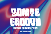 Zomte Groovy - Retro Font, a Sans Serif Font by Iqsiart Studio (Thumbnail 1 of 7)