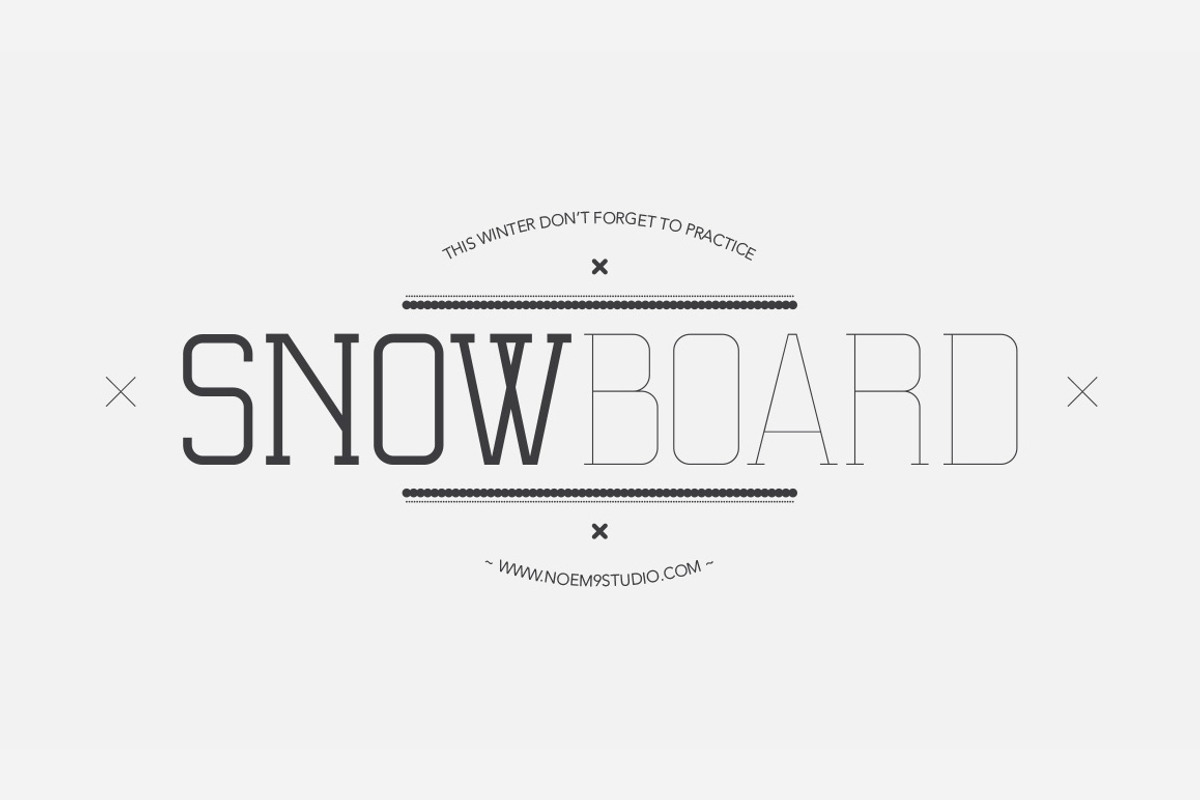 Ballege Typeface preview 3