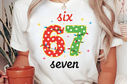 Christmas Six Seven Png,Funny 6 7, an Illustration by Designking (Thumbnail 2 of 5)