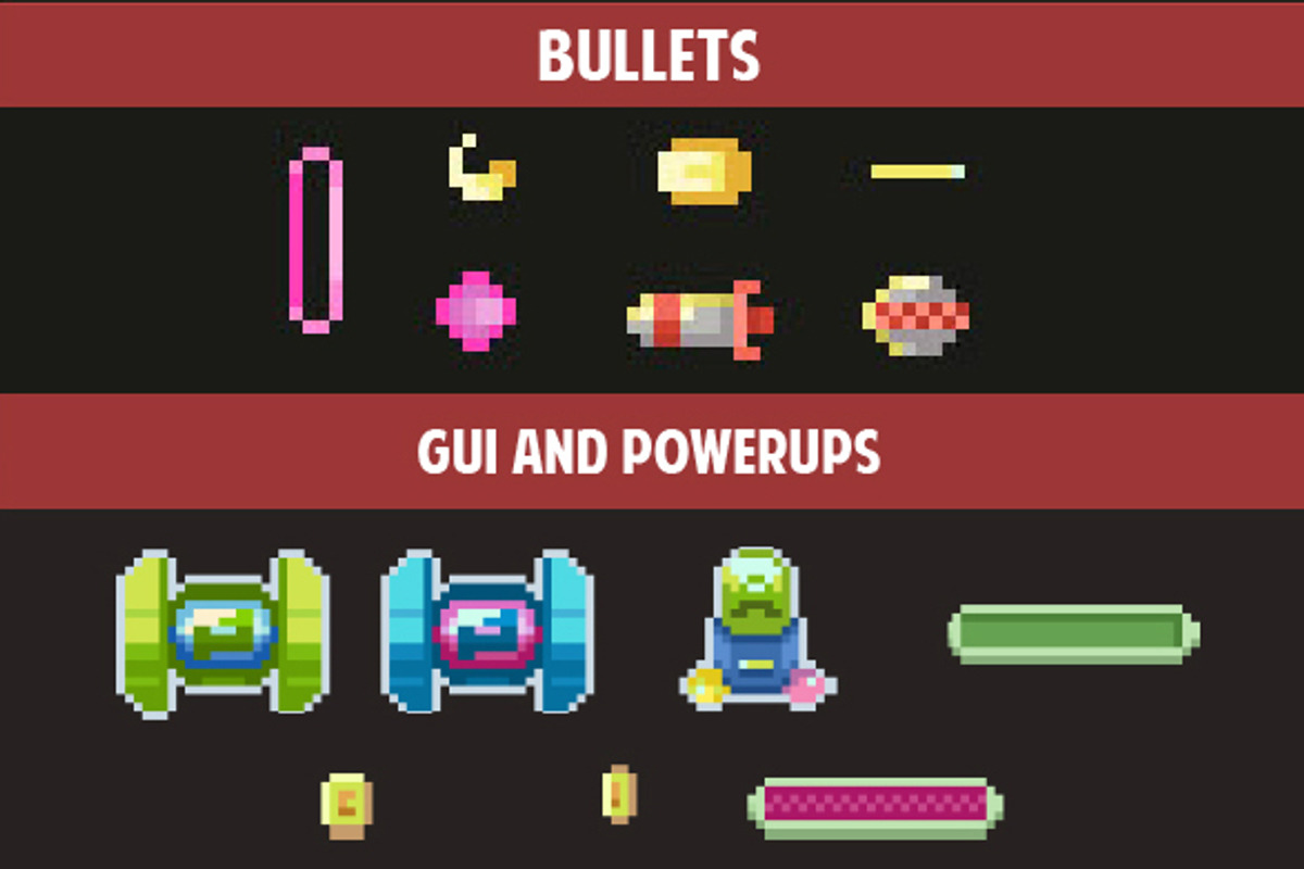 Shoot Them up Game Pack, a Graphic by Fassous game assets (Photo 5 of 5)