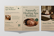 Spa Wellness Clinic Bifold Brochure, a Brochure Template by Annora Studio (Thumbnail 6 of 6)
