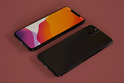 Set of iPhone 11 PRO Mockups, an iPhone Mockup by StyleMockups (Thumbnail 12 of 13)