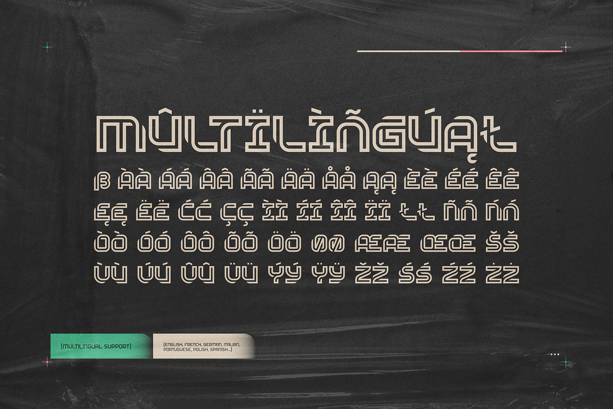 Tangler - Twisted Font, a Sans Serif Font by Gleb Guralnyk (Photo 5 of 6)