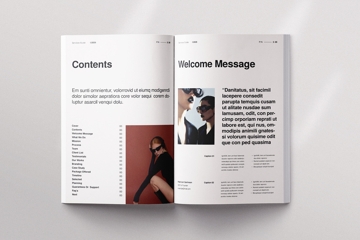 Services and Pricing Guide Template, a Brochure Template by ArtisanaAura (Photo 3 of 9)