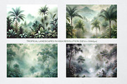 Tropical rainforest graphic set, a Wallpaper Graphic by FleurArt (Thumbnail 3 of 6)