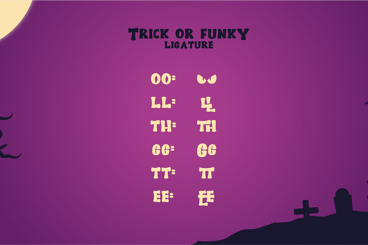 Tricky or Funky Halloween Theme, a Handwritten Font by TrimStudio (Photo 8 of 12)