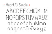 Heartful decorated font, a Sans Serif Font by Contes_de_fée (Thumbnail 8 of 9)