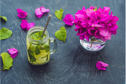 Spring purple flowers and spring, a Food & Drink Photo by Elizaveta Galitskaya