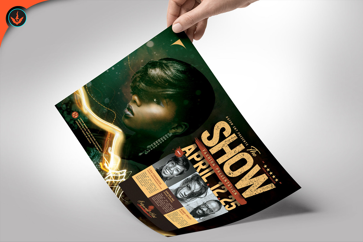 Fashion Flyer Template, a Flyer Template by SeraphimChris (Photo 2 of 9)