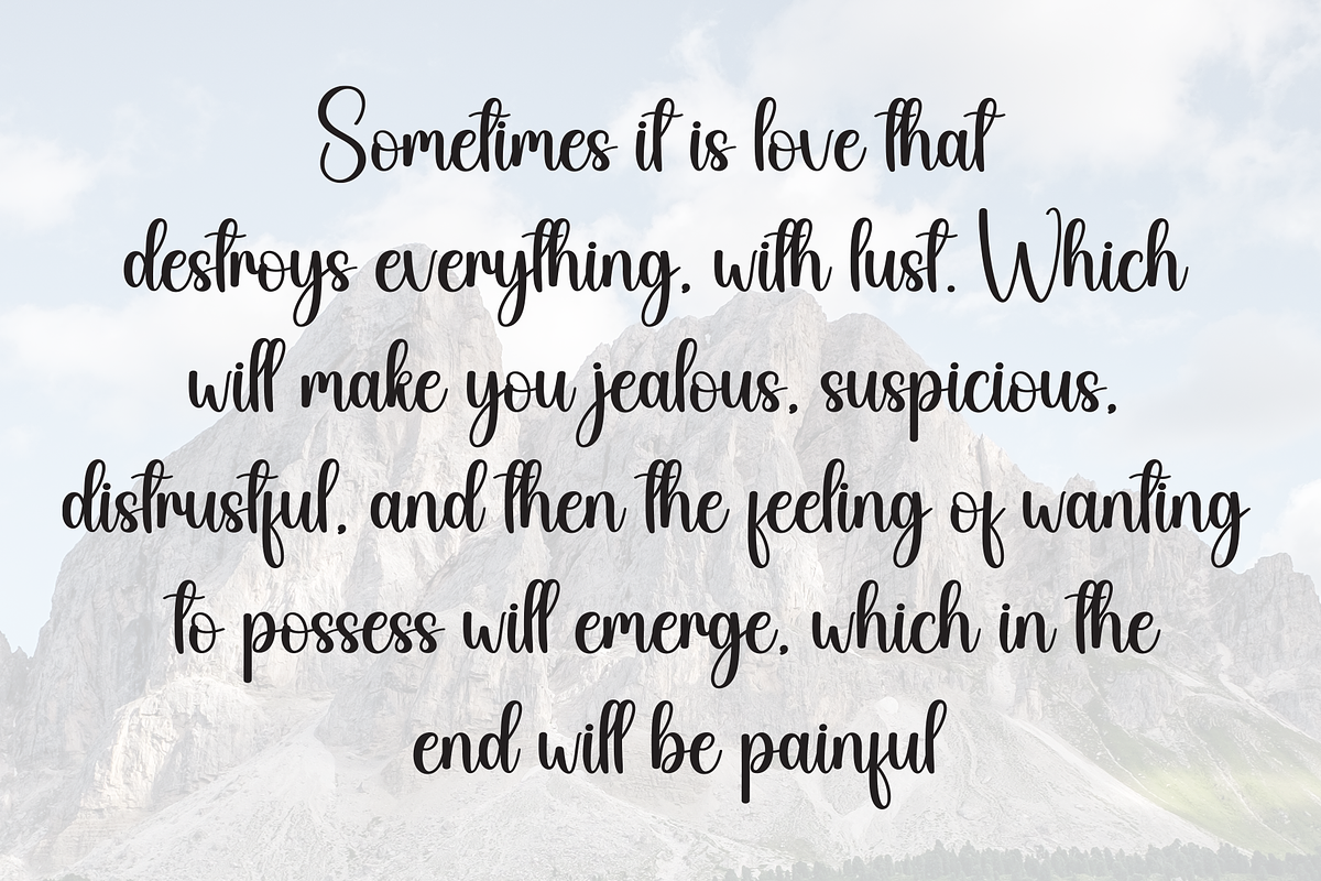 Chubby | Script Font, a Handwritten Font by Scratchones (Photo 6 of 8)