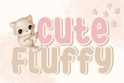 Cute Fluffy - Handwritting, a Handwritten Font by Charmingbear59.design (Thumbnail 1 of 5)